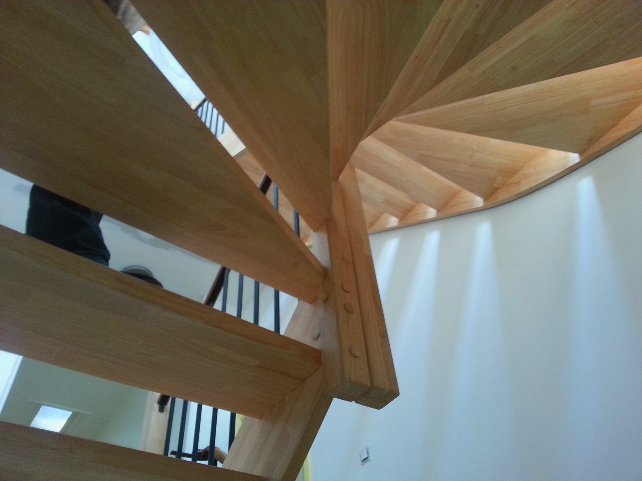 Création d'un escalier sur-mesure en bois